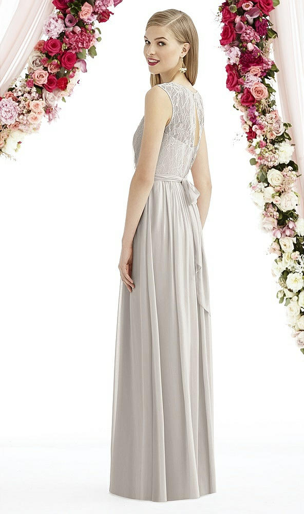 Back View - Oyster After Six Bridesmaid Dress 6734
