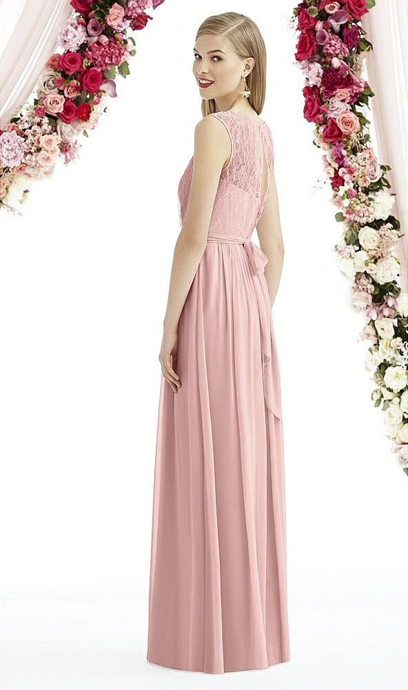 Back View - Rose - PANTONE Rose Quartz After Six Bridesmaid Dress 6734