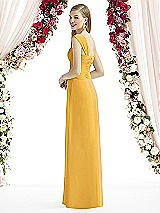 Rear View Thumbnail - NYC Yellow After Six Bridesmaid Dress 6735