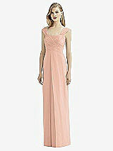 Front View Thumbnail - Pale Peach After Six Bridesmaid Dress 6735