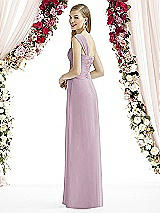 Rear View Thumbnail - Suede Rose After Six Bridesmaid Dress 6735