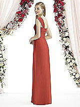 Rear View Thumbnail - Amber Sunset After Six Bridesmaid Dress 6735