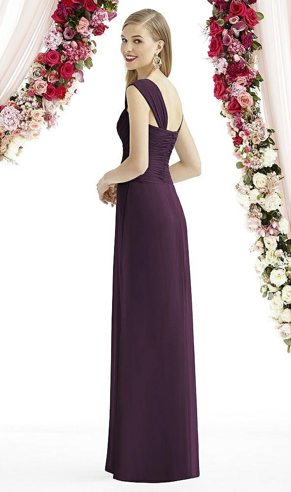 Back View - Aubergine After Six Bridesmaid Dress 6735