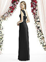Rear View Thumbnail - Black After Six Bridesmaid Dress 6735