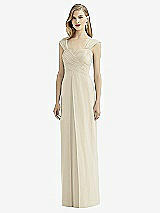 Front View Thumbnail - Champagne After Six Bridesmaid Dress 6735