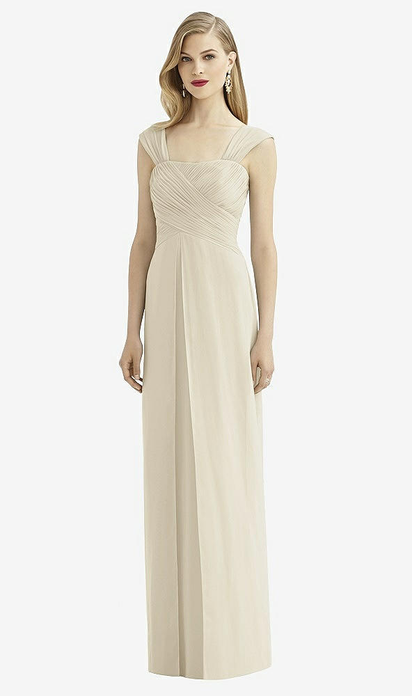 Front View - Champagne After Six Bridesmaid Dress 6735