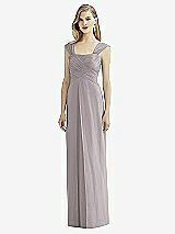 Front View Thumbnail - Cashmere Gray After Six Bridesmaid Dress 6735