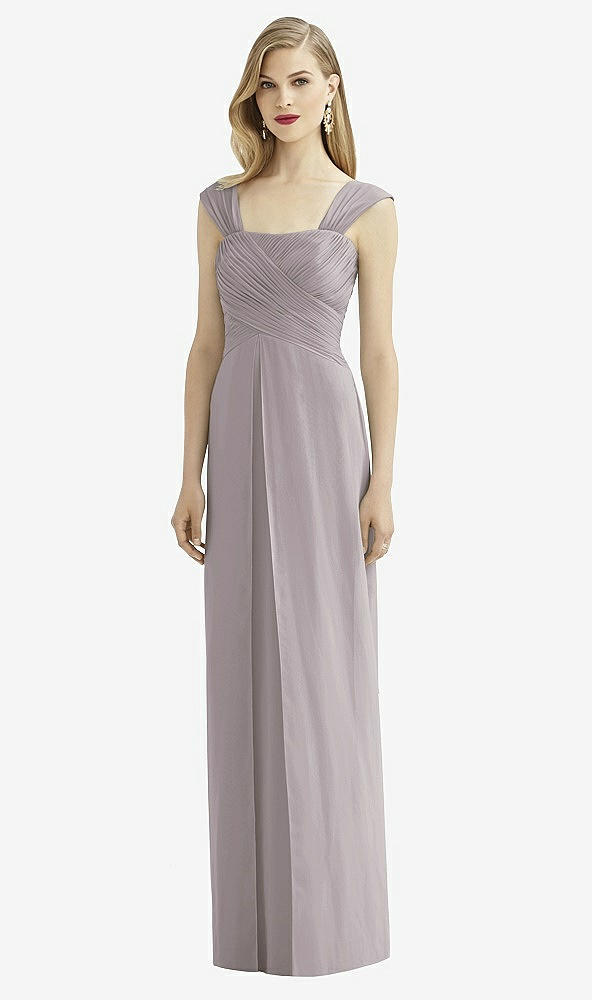 Front View - Cashmere Gray After Six Bridesmaid Dress 6735