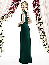 Rear View Thumbnail - Evergreen After Six Bridesmaid Dress 6735