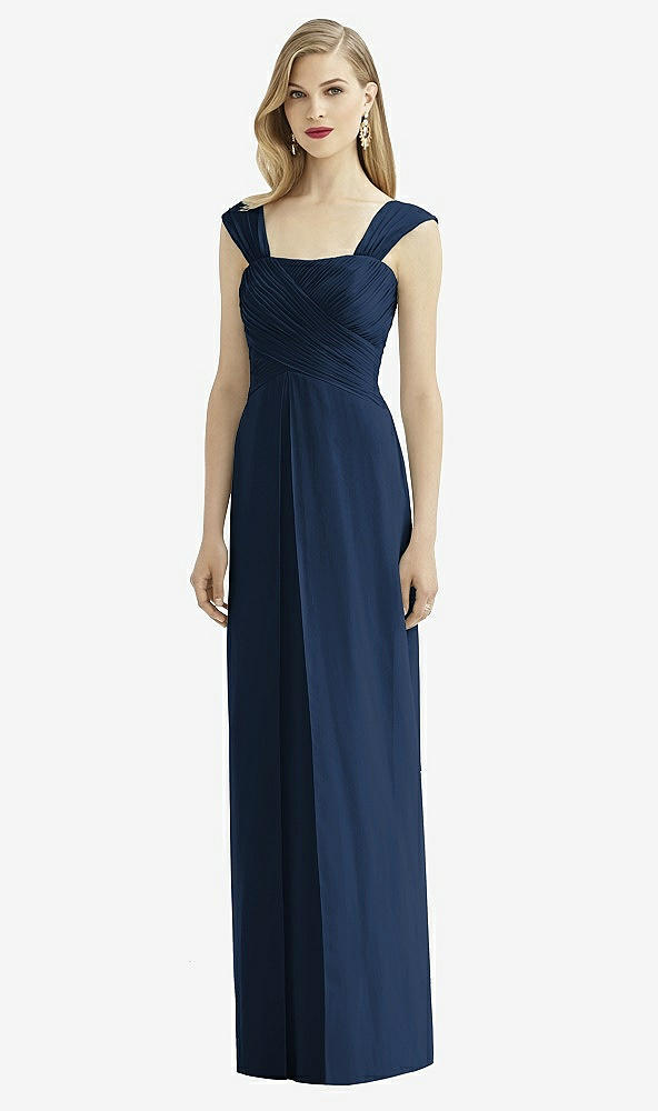Front View - Midnight Navy After Six Bridesmaid Dress 6735