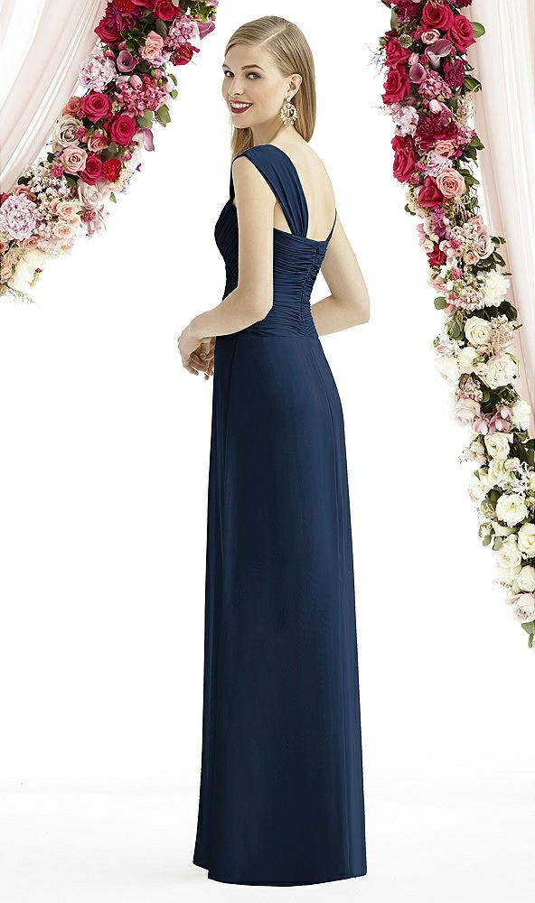 Back View - Midnight Navy After Six Bridesmaid Dress 6735