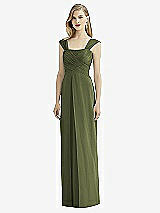 Front View Thumbnail - Olive Green After Six Bridesmaid Dress 6735