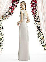 Rear View Thumbnail - Oyster After Six Bridesmaid Dress 6735