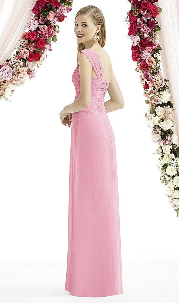 Back View - Peony Pink After Six Bridesmaid Dress 6735