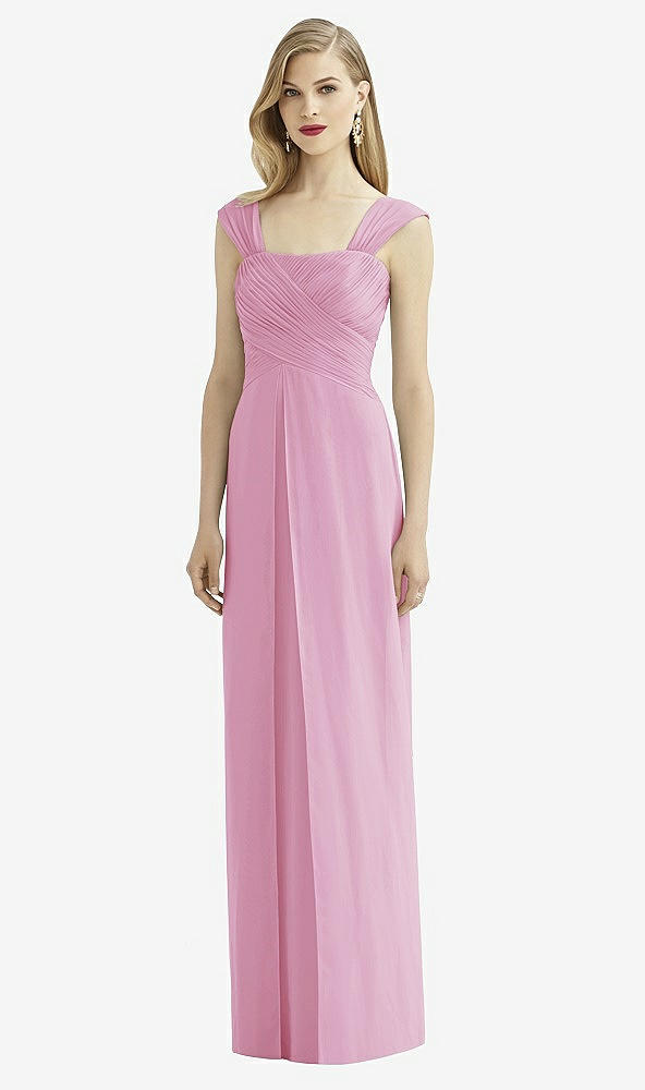Front View - Powder Pink After Six Bridesmaid Dress 6735