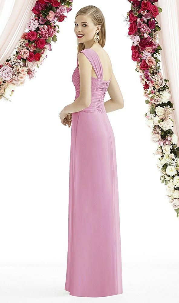 Back View - Powder Pink After Six Bridesmaid Dress 6735