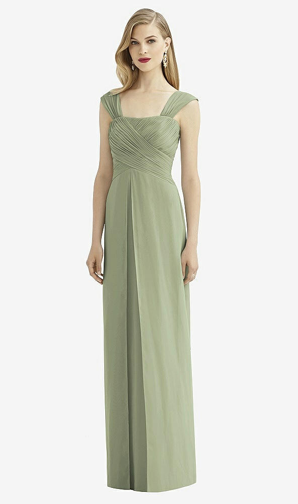 Front View - Sage After Six Bridesmaid Dress 6735
