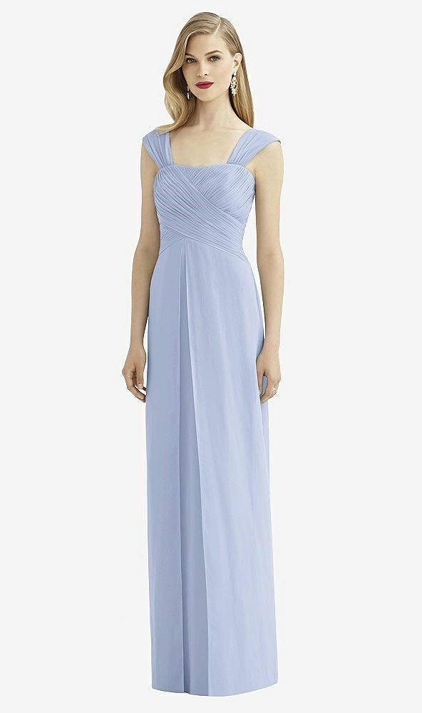Front View - Sky Blue After Six Bridesmaid Dress 6735