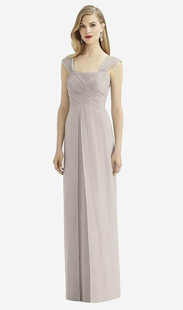 Front View - Taupe After Six Bridesmaid Dress 6735
