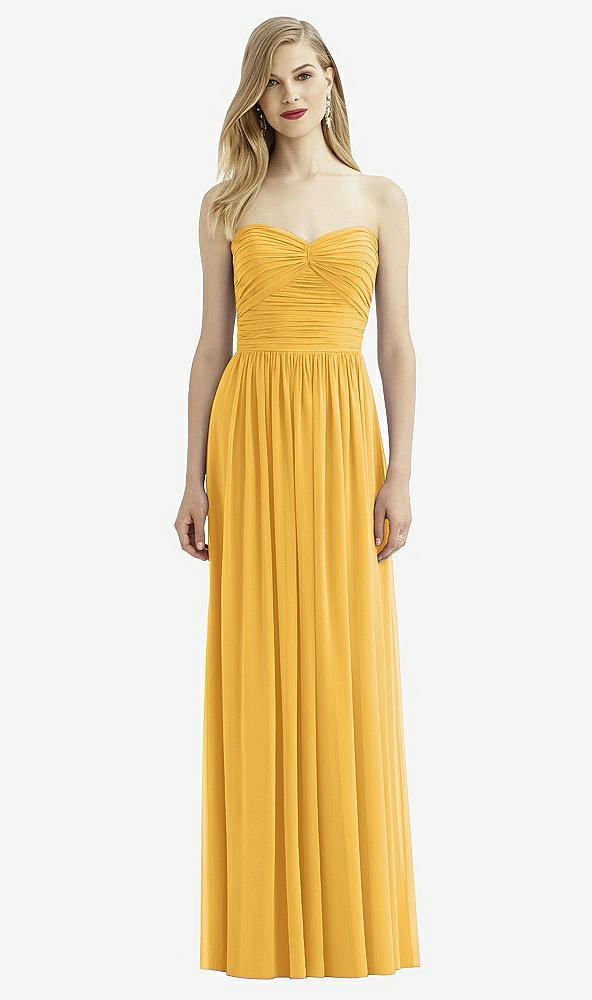 Front View - NYC Yellow After Six Bridesmaid Dress 6736