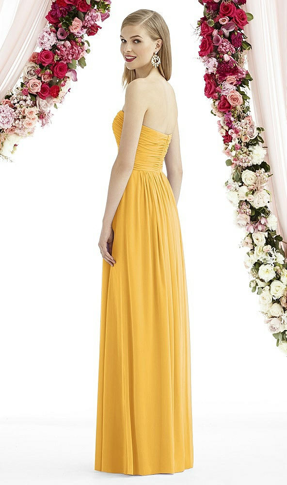 Back View - NYC Yellow After Six Bridesmaid Dress 6736