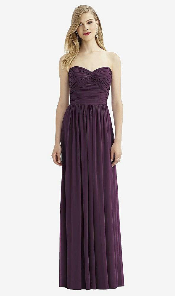 Front View - Aubergine After Six Bridesmaid Dress 6736