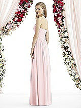 Rear View Thumbnail - Ballet Pink After Six Bridesmaid Dress 6736