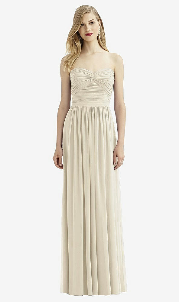 Front View - Champagne After Six Bridesmaid Dress 6736