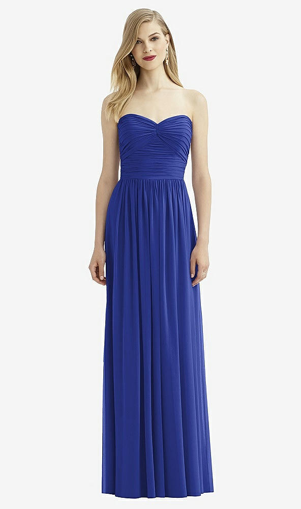 Front View - Cobalt Blue After Six Bridesmaid Dress 6736