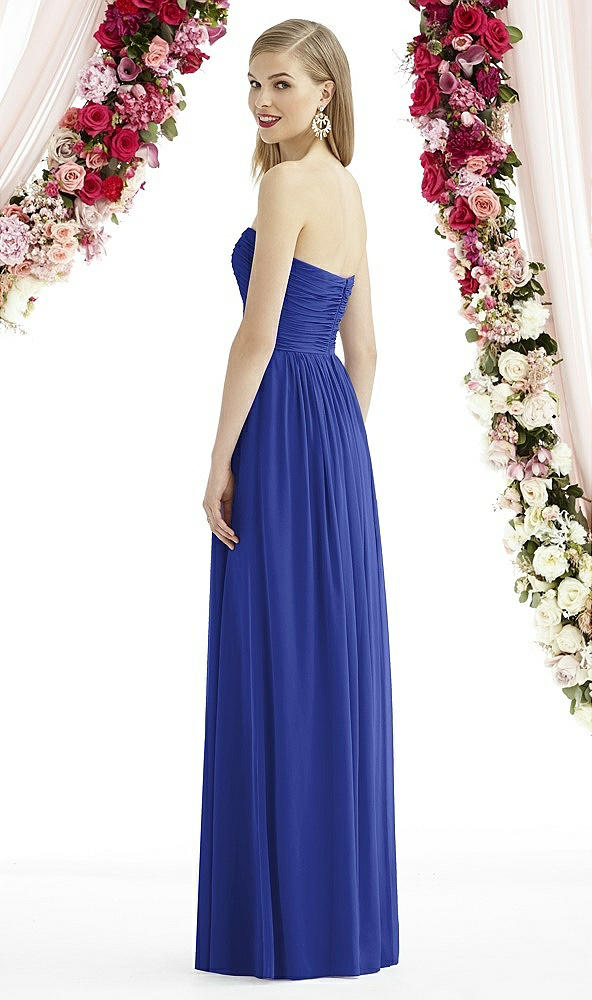 Back View - Cobalt Blue After Six Bridesmaid Dress 6736