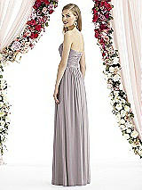 Rear View Thumbnail - Cashmere Gray After Six Bridesmaid Dress 6736