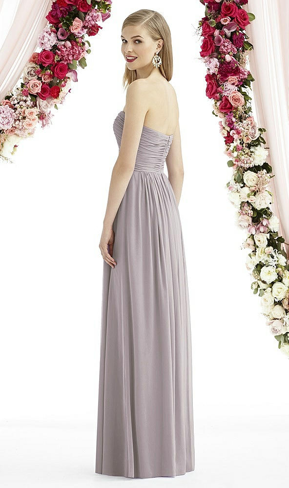 Back View - Cashmere Gray After Six Bridesmaid Dress 6736
