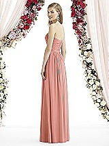 Rear View Thumbnail - Desert Rose After Six Bridesmaid Dress 6736