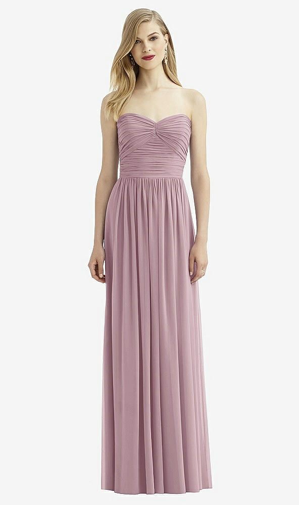 Front View - Dusty Rose After Six Bridesmaid Dress 6736