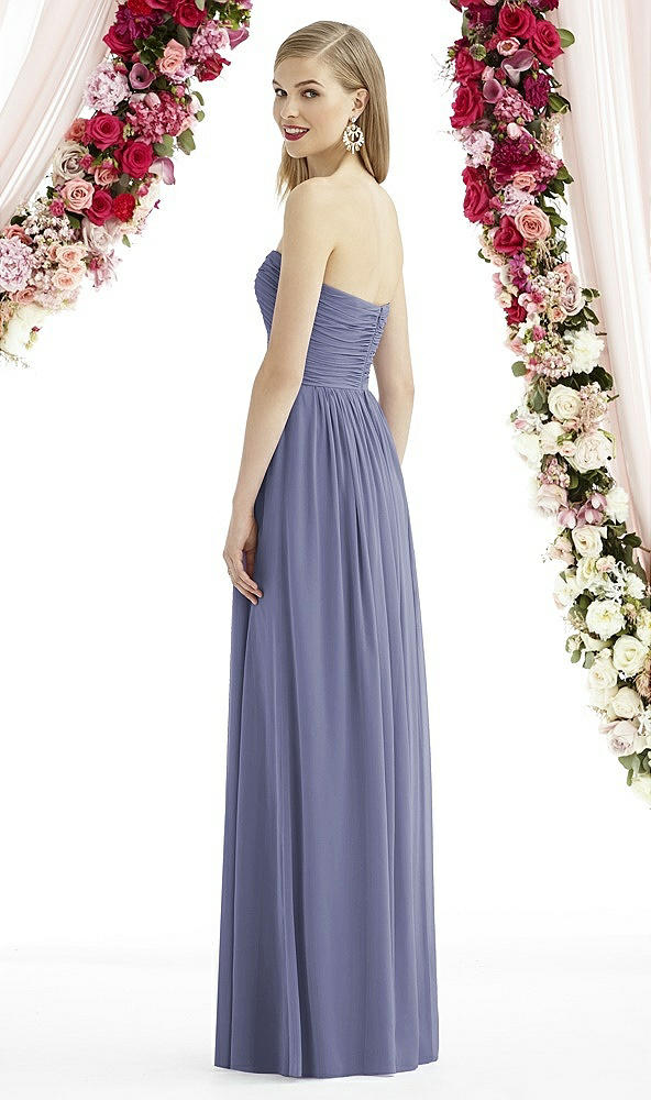 Back View - French Blue After Six Bridesmaid Dress 6736