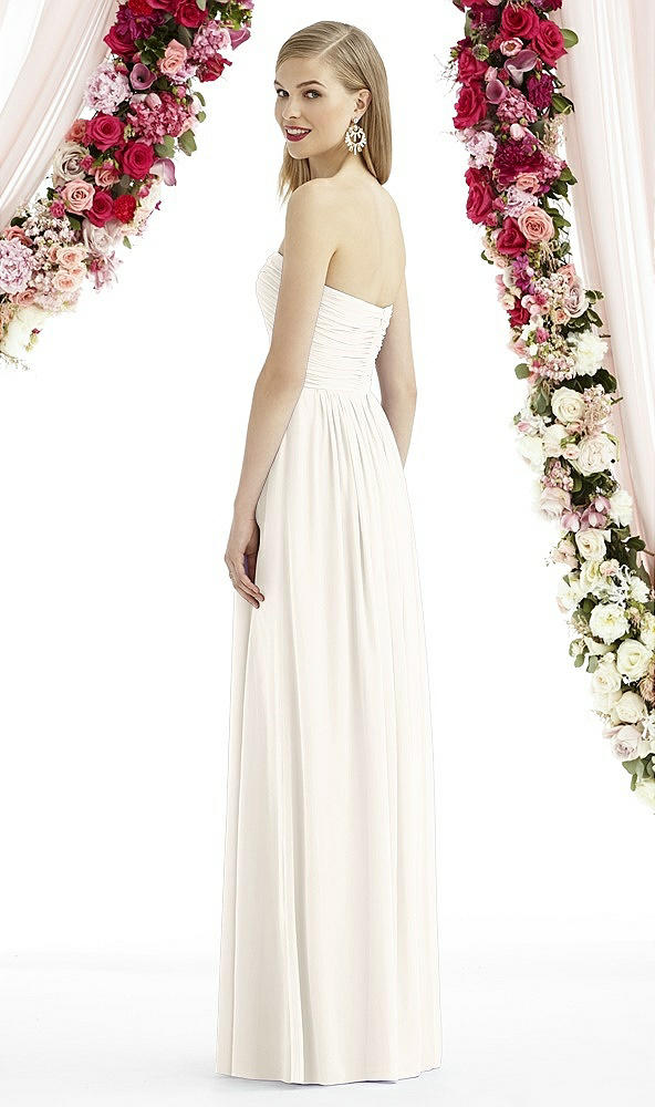 Back View - Ivory After Six Bridesmaid Dress 6736