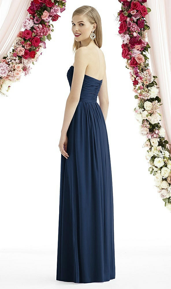 Back View - Midnight Navy After Six Bridesmaid Dress 6736