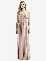 Front View Thumbnail - Neu Nude After Six Bridesmaid Dress 6736