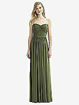 Front View Thumbnail - Olive Green After Six Bridesmaid Dress 6736