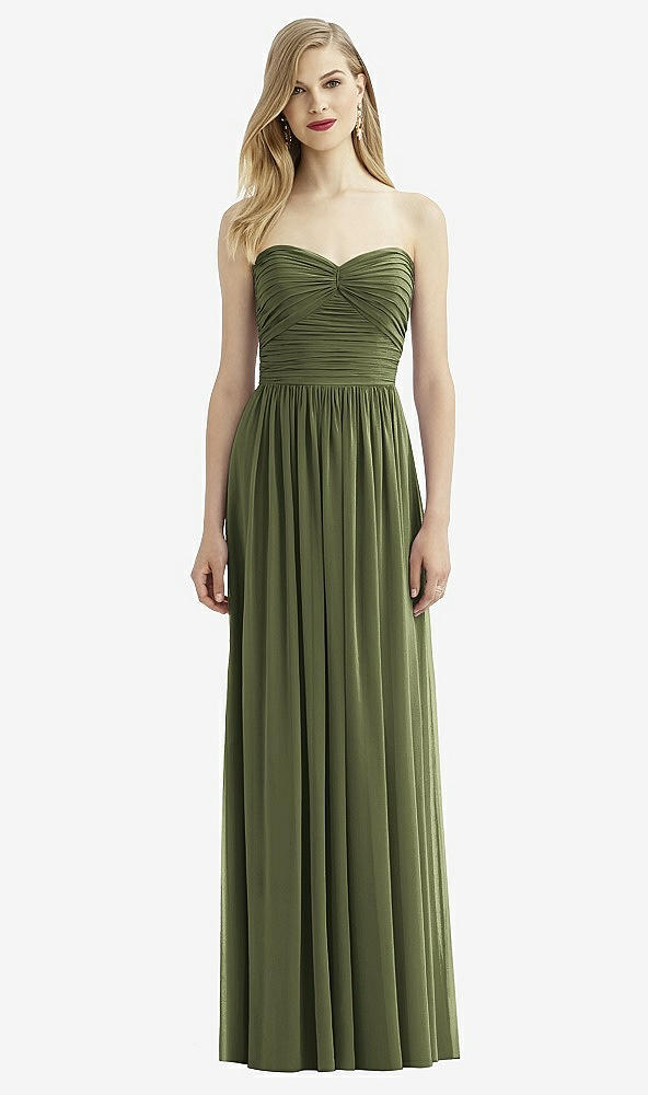 Front View - Olive Green After Six Bridesmaid Dress 6736