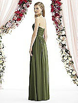 Rear View Thumbnail - Olive Green After Six Bridesmaid Dress 6736