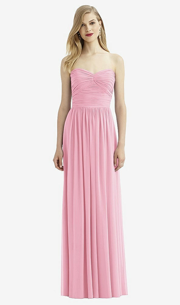 Front View - Peony Pink After Six Bridesmaid Dress 6736