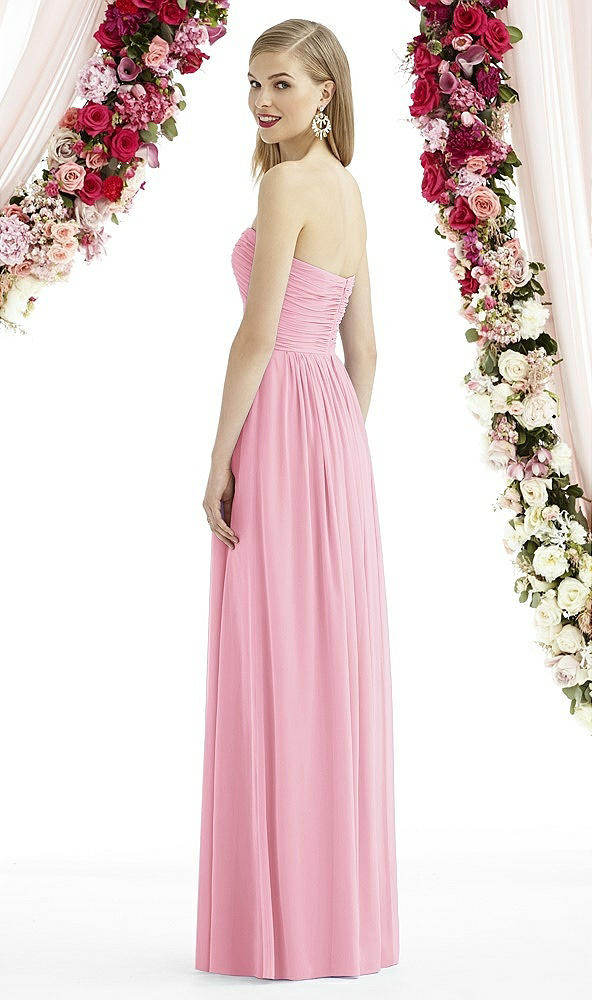 Back View - Peony Pink After Six Bridesmaid Dress 6736
