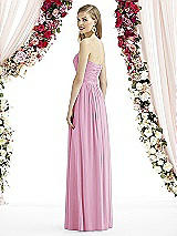 Rear View Thumbnail - Powder Pink After Six Bridesmaid Dress 6736