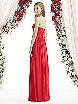 Rear View Thumbnail - Parisian Red After Six Bridesmaid Dress 6736