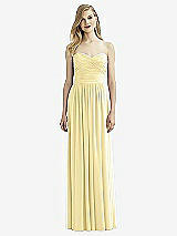 Front View Thumbnail - Pale Yellow After Six Bridesmaid Dress 6736