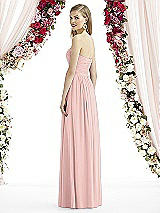 Rear View Thumbnail - Rose - PANTONE Rose Quartz After Six Bridesmaid Dress 6736
