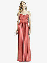 Front View Thumbnail - Coral Pink After Six Bridesmaid Dress 6736