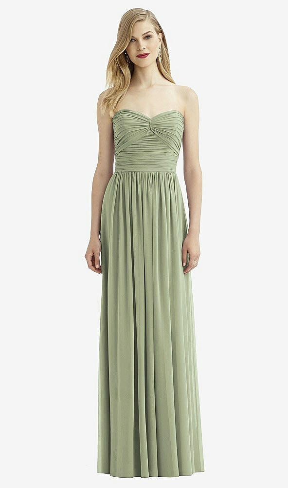 Front View - Sage After Six Bridesmaid Dress 6736