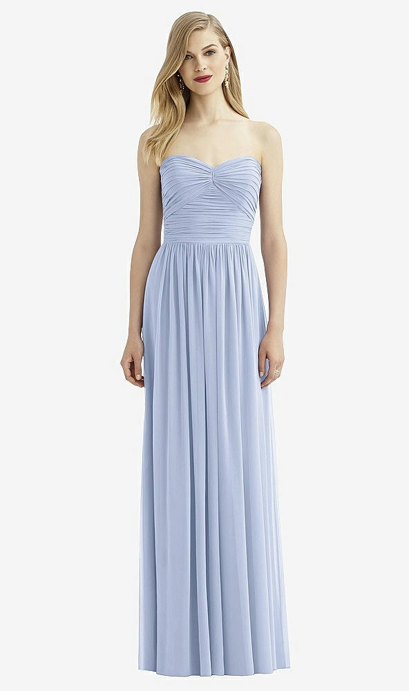 Front View - Sky Blue After Six Bridesmaid Dress 6736